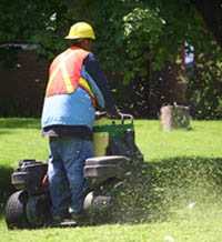 Stand Up Mowing by Stu's Professional Lawncare